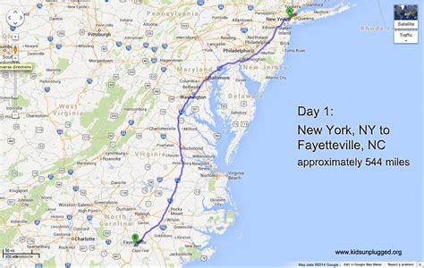 distance bet virginia and newyork